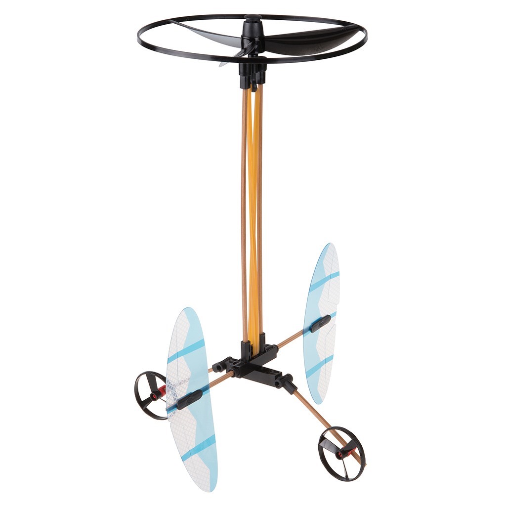 Gigo byggesæt 7403, Elastik racer - bil, båd, fly, helikopter