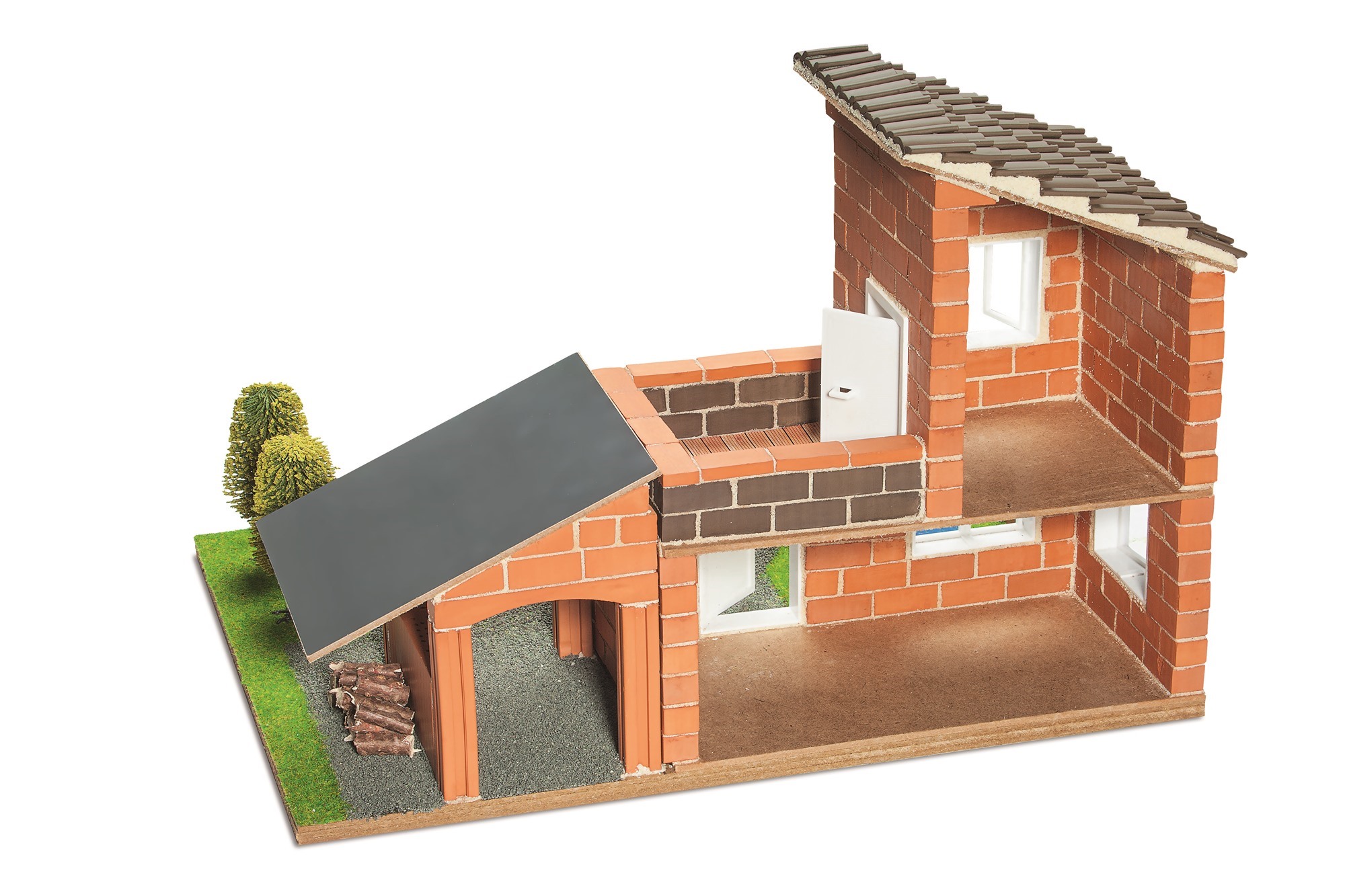 Teifoc Piccolo Muratore Villa Con Garage - Costruzioni In Mattoncini (TEI 4700) - 5